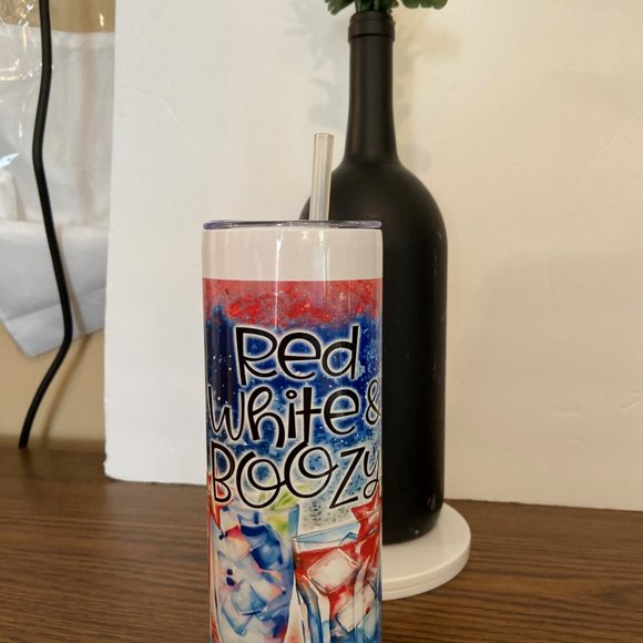 Custom made 20oz. Tumbler, bright and beautiful! - Picture 4 of 6